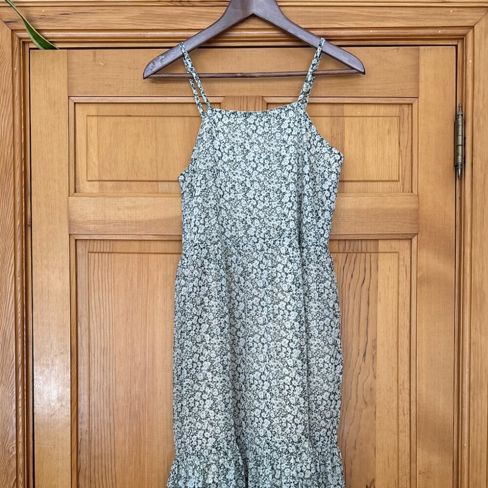 OAK + FORT GREEN FLORAL SUNDRESS